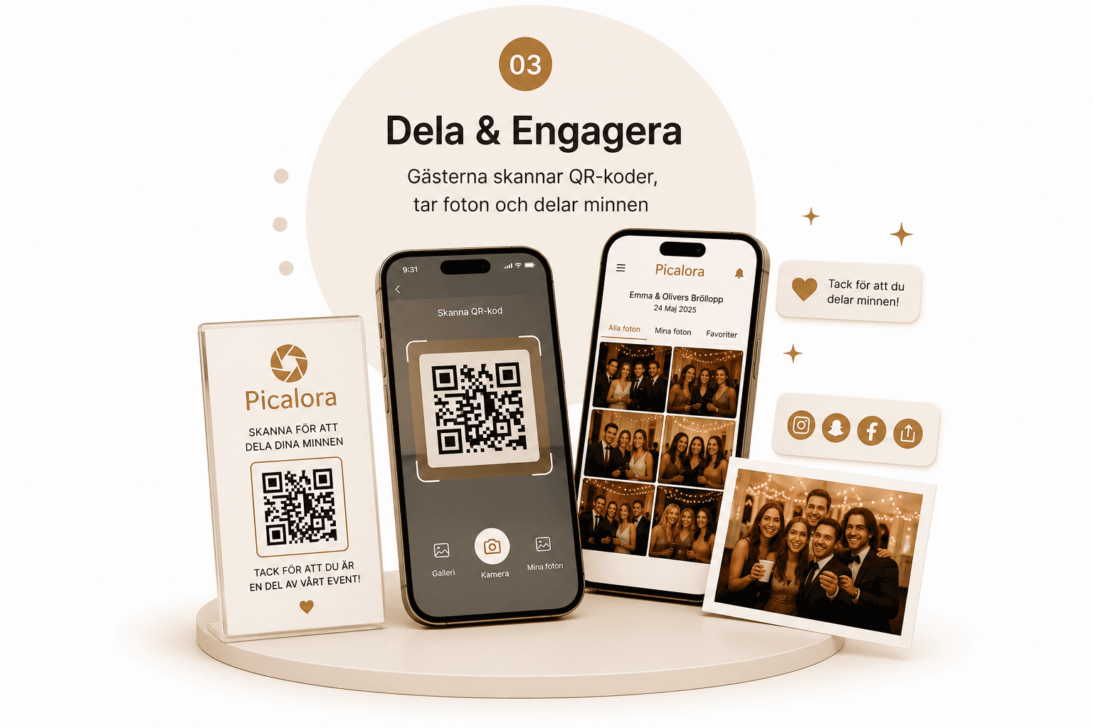 Dela & Engagera